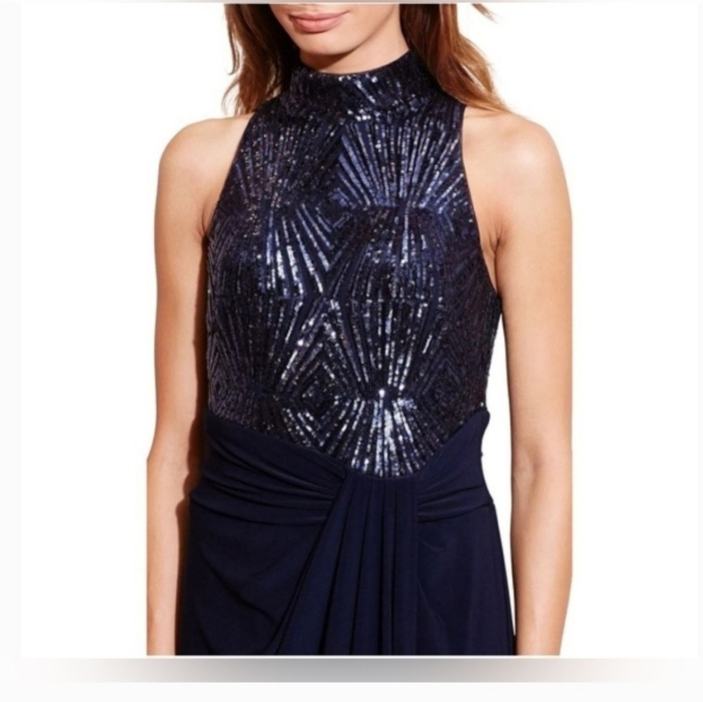 Ralph Lauren Midnight Blue Maxi Gown